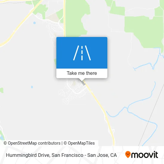 Hummingbird Drive map