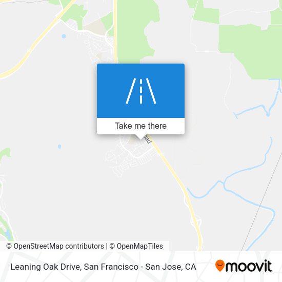Leaning Oak Drive map