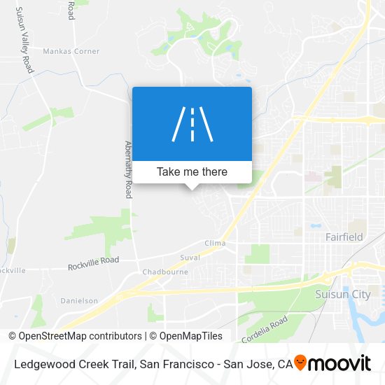 Ledgewood Creek Trail map