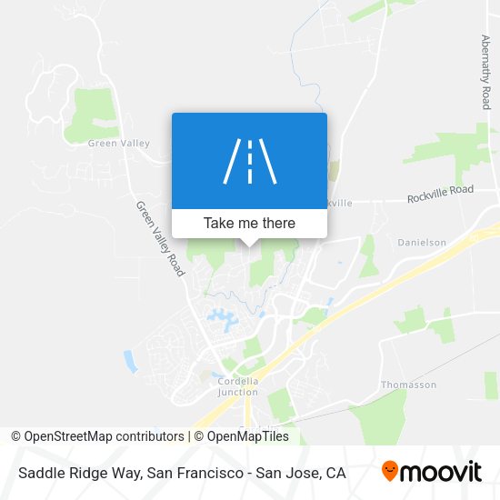 Saddle Ridge Way map