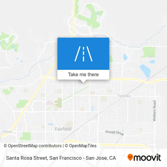 Santa Rosa Street map