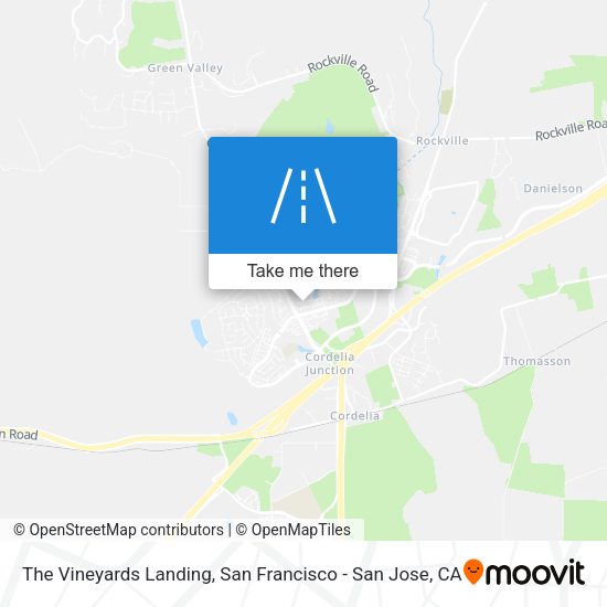 The Vineyards Landing map