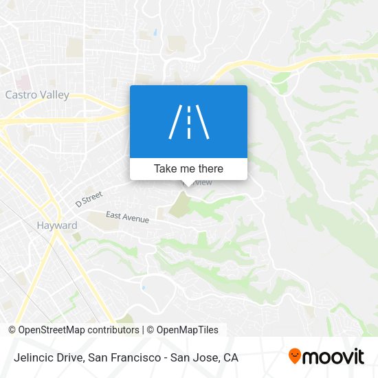 Mapa de Jelincic Drive