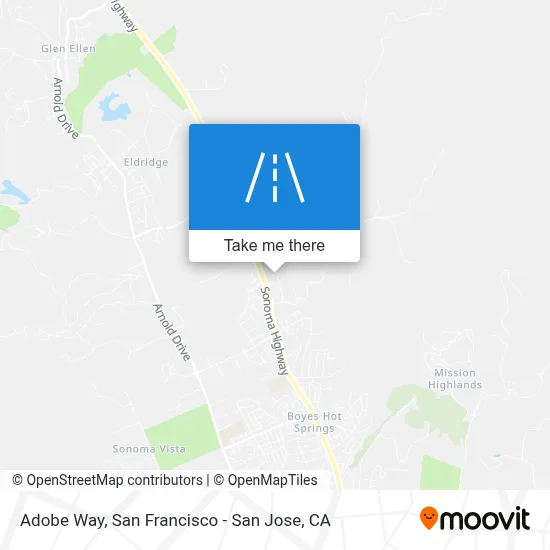 Adobe Way map