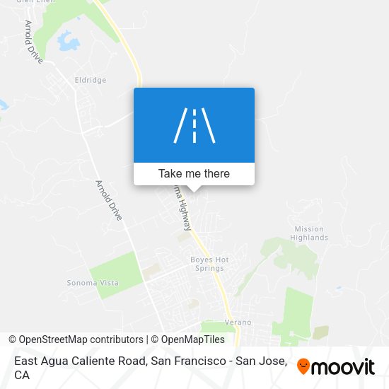 Mapa de East Agua Caliente Road