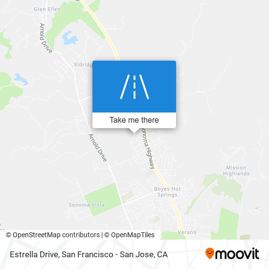 Estrella Drive map