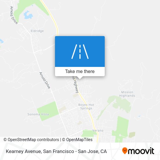 Mapa de Kearney Avenue