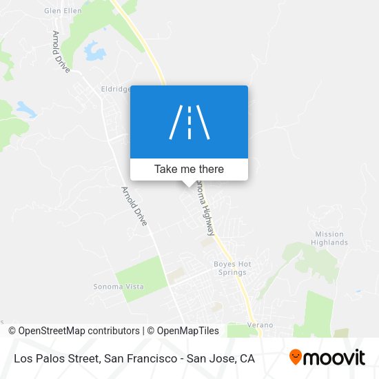 Los Palos Street map