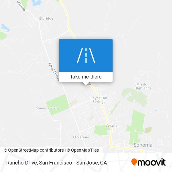 Rancho Drive map