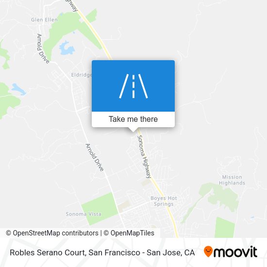 Robles Serano Court map