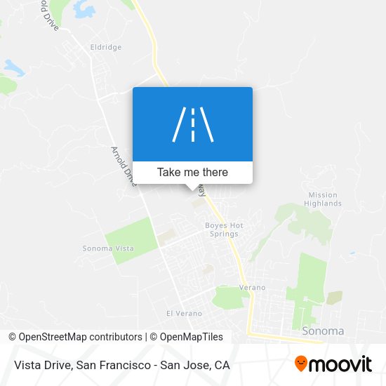 Mapa de Vista Drive