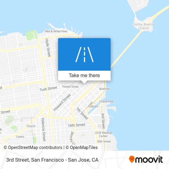 3rd Street map