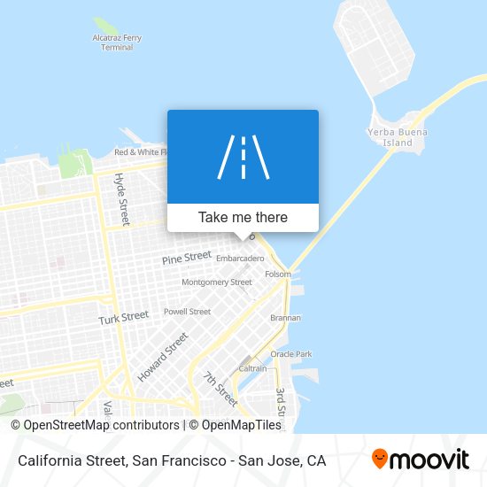 Mapa de California Street