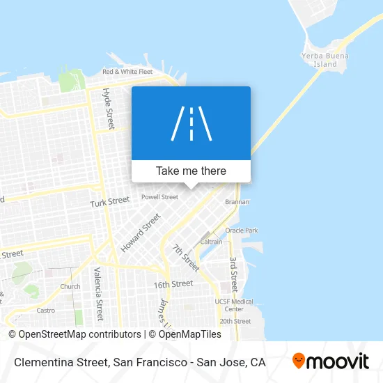 Clementina Street map