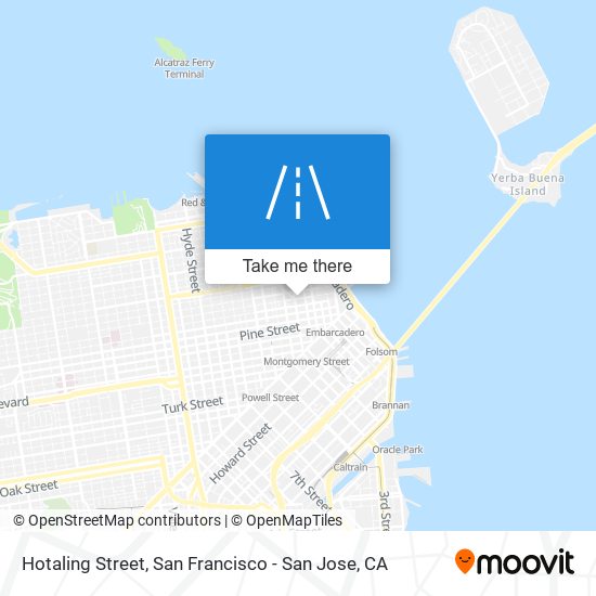 Hotaling Street map