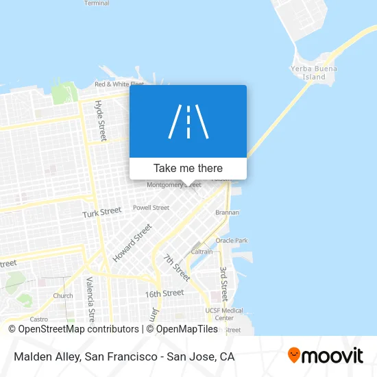 Malden Alley map