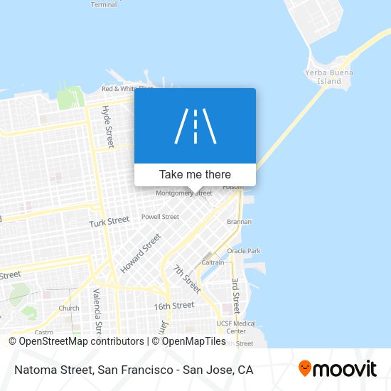 Mapa de Natoma Street