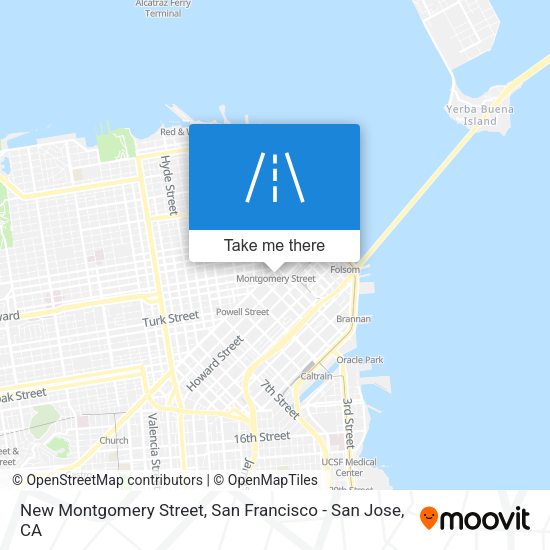 New Montgomery Street map