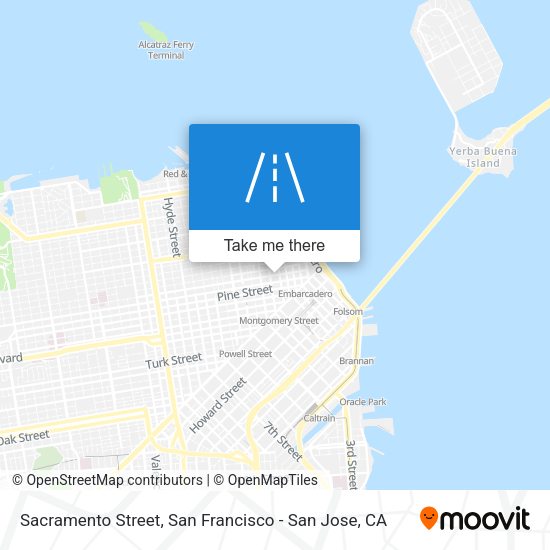 Mapa de Sacramento Street