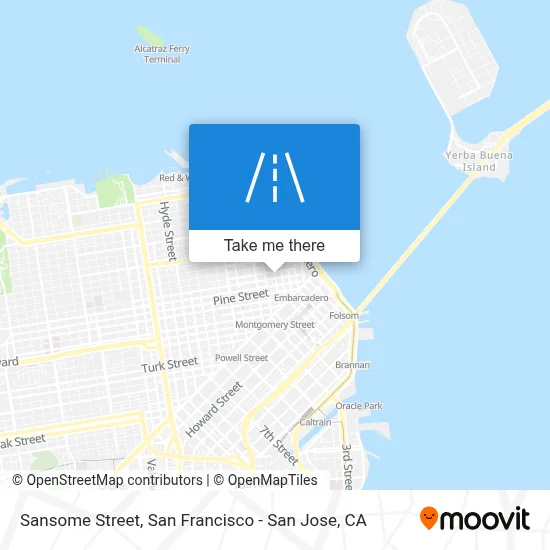 Sansome Street map