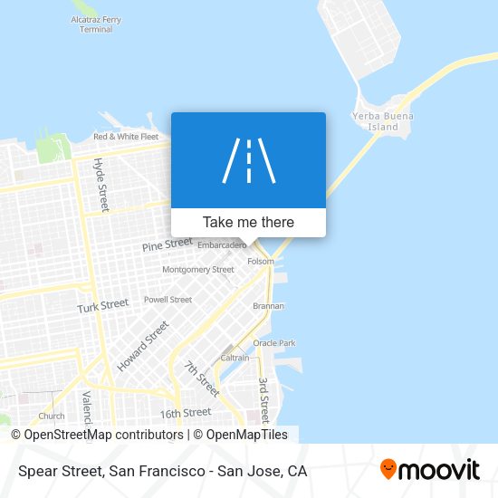 Mapa de Spear Street