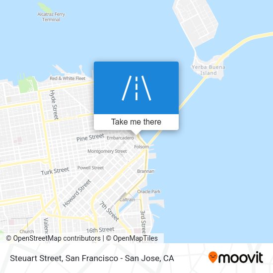 Mapa de Steuart Street