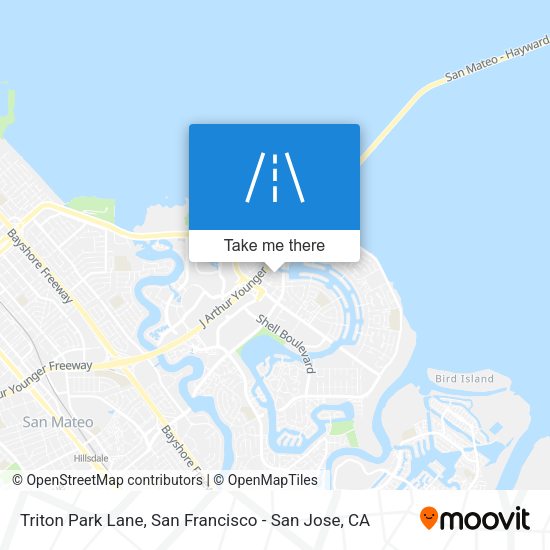 Triton Park Lane map