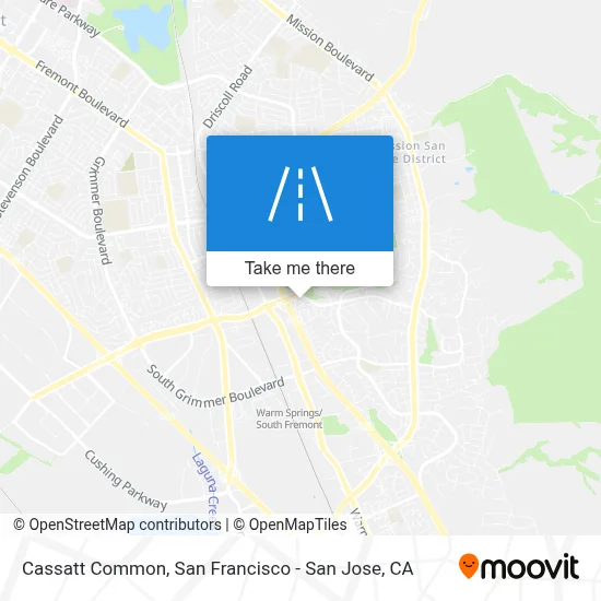 Cassatt Common map