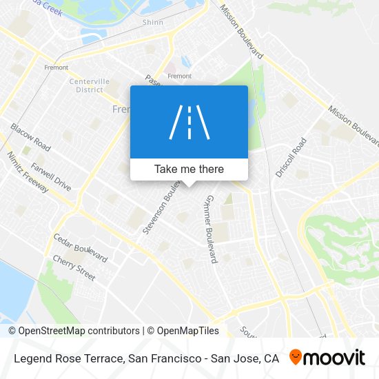 Legend Rose Terrace map