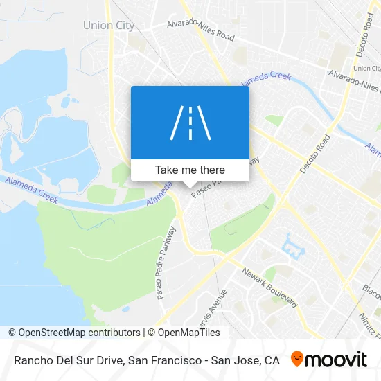 Rancho Del Sur Drive map
