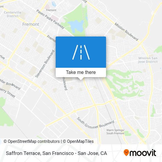 Mapa de Saffron Terrace