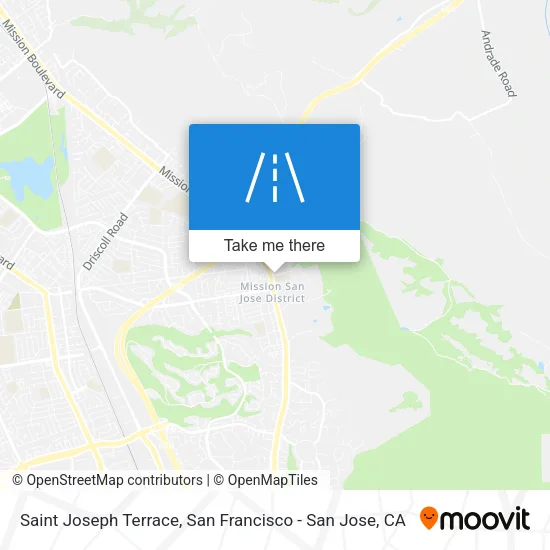 Saint Joseph Terrace map