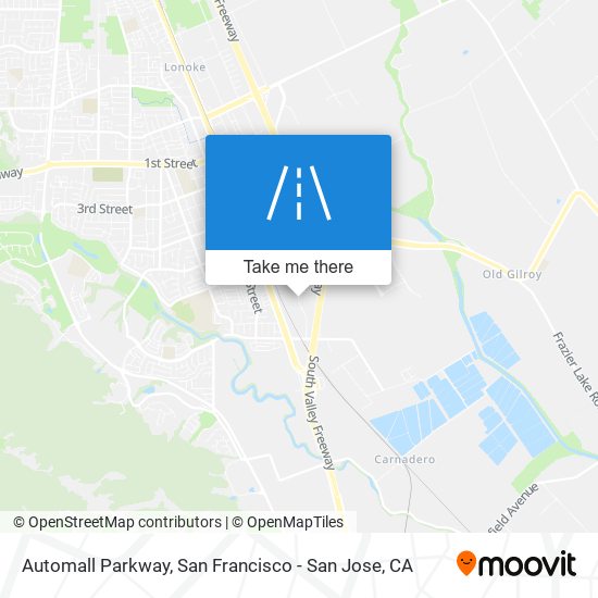 Automall Parkway map