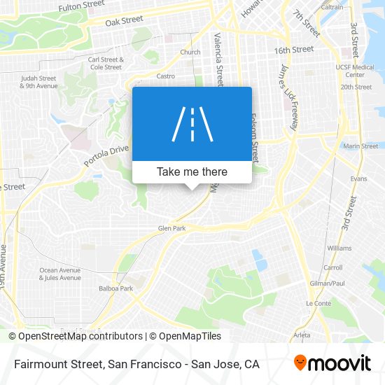 Fairmount Street map