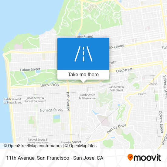 11th Avenue map