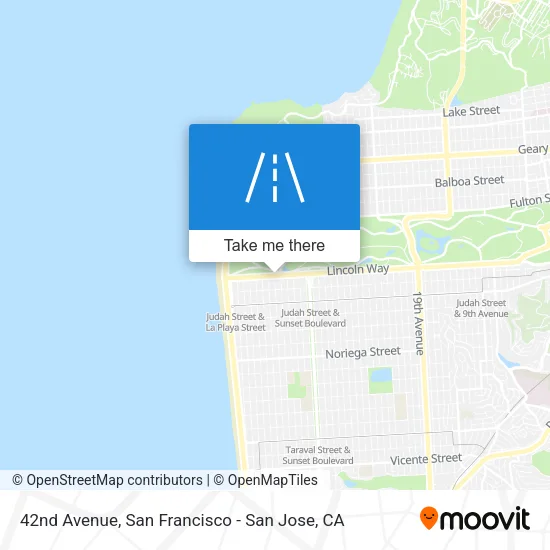 42nd Avenue map