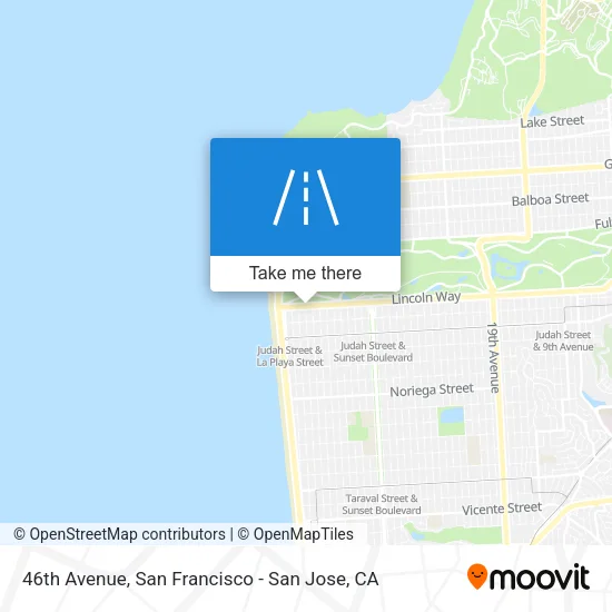 46th Avenue map