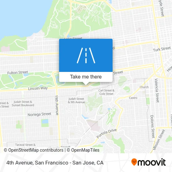 4th Avenue map