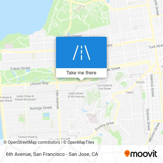6th Avenue map