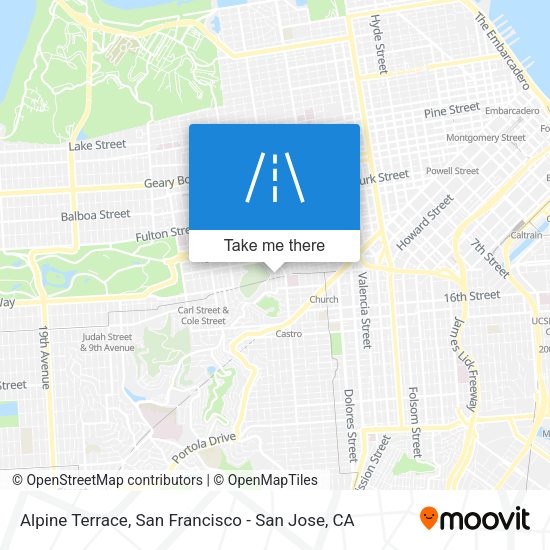 Mapa de Alpine Terrace