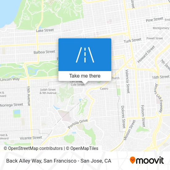 Mapa de Back Alley Way