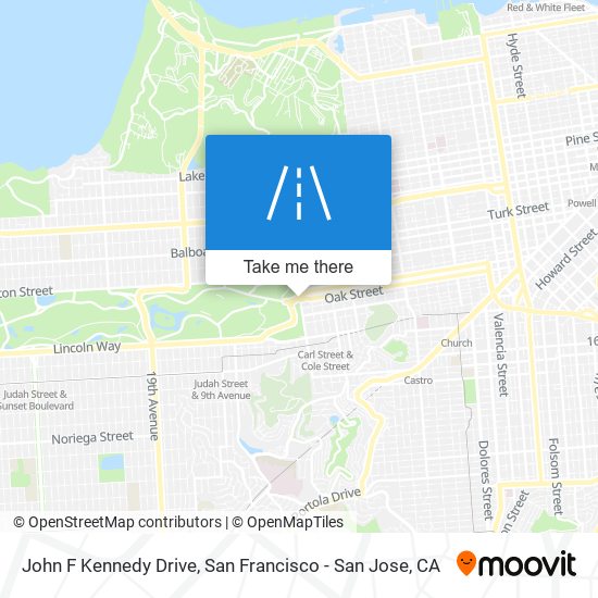 Mapa de John F Kennedy Drive