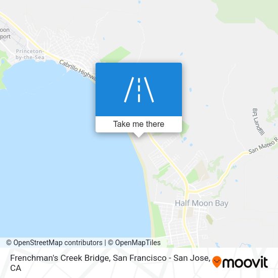 Frenchman's Creek Bridge map