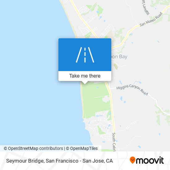 Mapa de Seymour Bridge