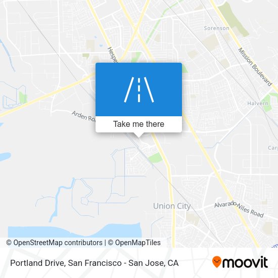 Mapa de Portland Drive