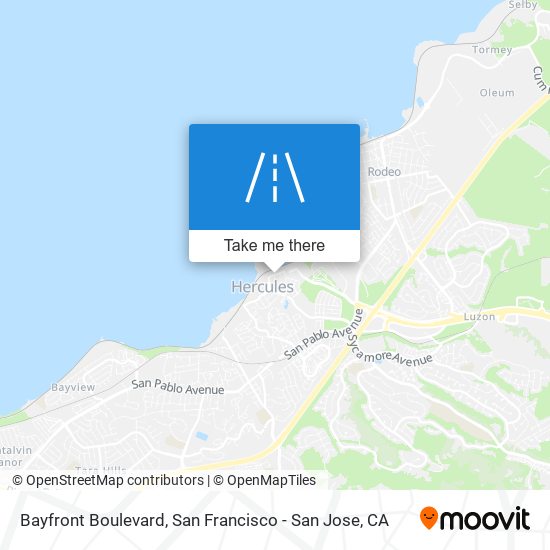 Bayfront Boulevard map