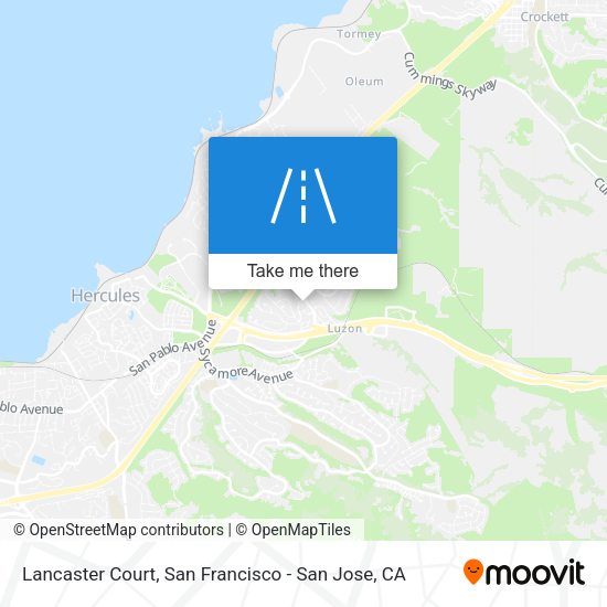 Mapa de Lancaster Court