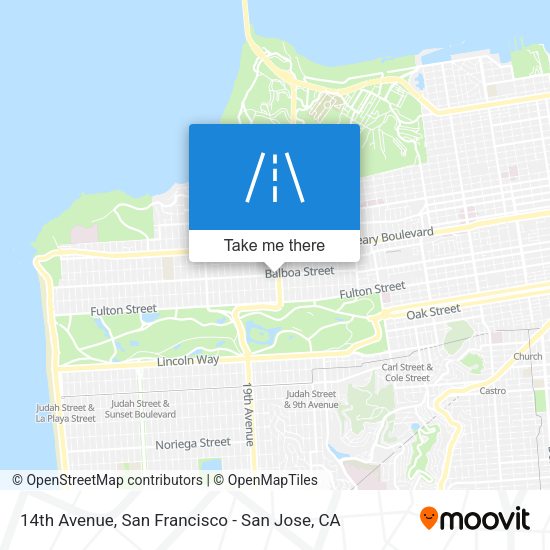 Mapa de 14th Avenue