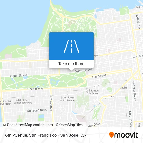 6th Avenue map