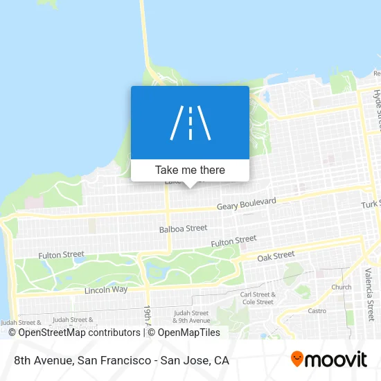 8th Avenue map